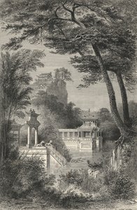 Jardin chinois moderne (gravure)