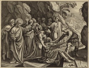 Jésus Christ ressuscitant Lazare d
