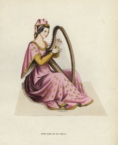 Jeune Dame Du XIVe Siecle