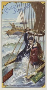 Ballon de Jules Duruof tombant dans la mer du Nord, 1874