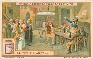 Le Petit Marat, carte Liebig, début du 20e siècle (chromo) - European School