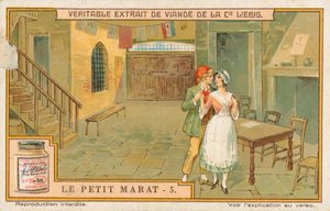 Le Petit Marat, carte Liebig, début du 20e siècle (chromo) - European School