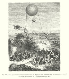 Les parlementaires autrichiens sortent de Mayence, pour demander que le commandant Coutella descende de l