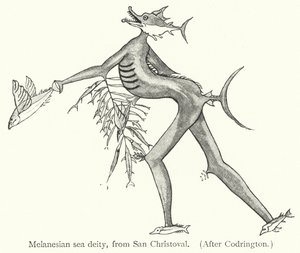 Divinité marine mélanésienne, de San Christoval