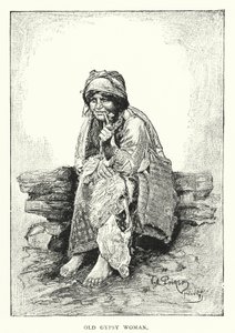 Vieille femme gitane