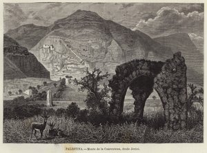 Palestine, Mont de la Quarantaine, depuis Jéricho - European School