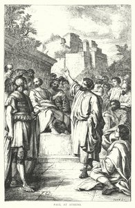 Paul à Athènes (gravure) - European School