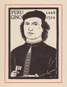 Pietro Perugino, artiste italien de la Renaissance (lithographie) - European School