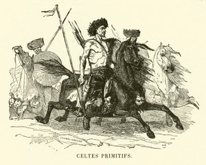 Guerriers celtiques primitifs (gravure)