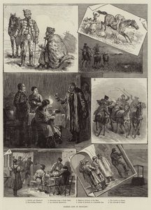 Vie de bandit en Hongrie (gravure) - European School