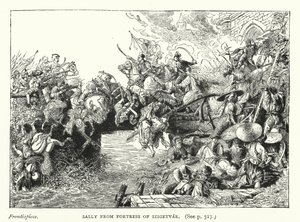 Sortie de la forteresse de Szigetvar