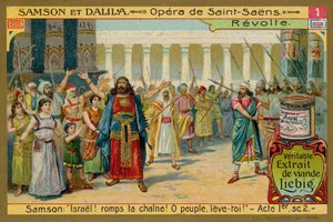 Samson exhorte les Israélites à se libérer