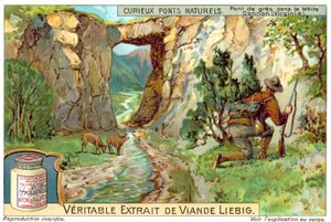 Pont de grès dans le White Canyon, Virginie