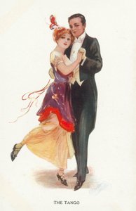 Tango (colour litho) - European School