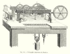 Télégraphe imprimeur de Hughes - European School
