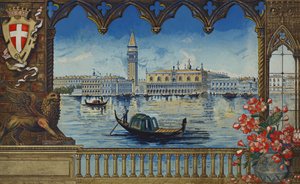 Le Palais des Doges et le Campanile, Venise