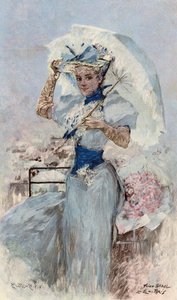 La fille en bleu