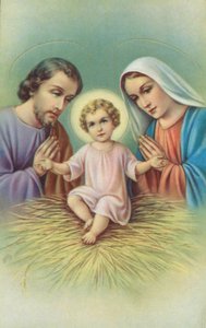 La Sainte Famille (lithographie couleur)