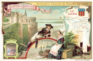 La Loire, et une vue du Château d