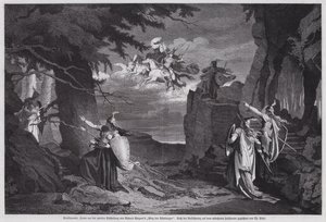 La chevauchée des Walkyries, scène de Die Walküre, le deuxième opéra de Der Ring des Nibelungen de Richard Wagner, joué au Théâtre National de Munich - European School