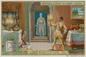 La statue du Commandeur arrive pour dîner