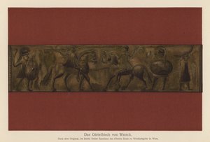 Plaque de ceinture Vace (lithographie couleur) - European School