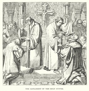 Le sacrement de la Sainte Cène (gravure)