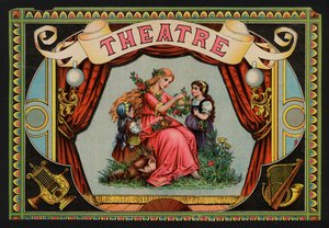 Théâtre (lithographie en couleur) - European School
