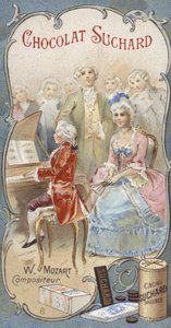 Wolfgang Amadeus Mozart, musicien et compositeur autrichien, enfant