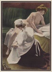 Femme séchée par sa servante - European School