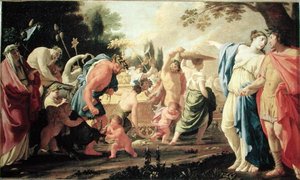 Poliphile au triomphe de Bacchus, 1637-38