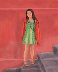 Fille à San Miguel (art numérique) - Evan Sklar