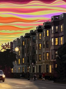 Ninth Street Nine A.M. (art numérique) - Evan Sklar
