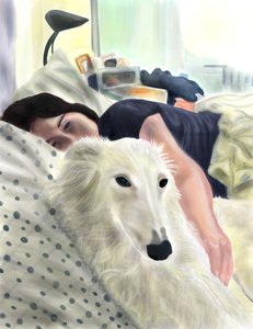Penny et Michelle, Brooklyn (art numérique)