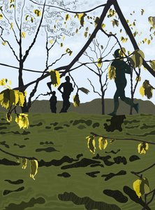 Coureurs, Prospect Park (art numérique)
