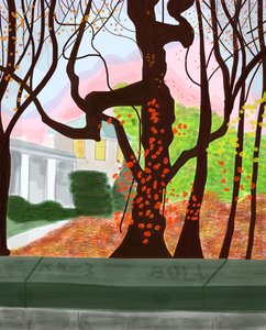 Spring In Prospect Park, 2016 (dessiné à la main sur un iPad avec un crayon Apple)