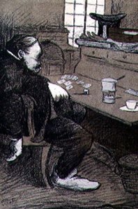 Travail (Le Travail) gravé par J.G.R. de 