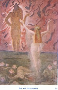 Isis et le dieu soleil Râ