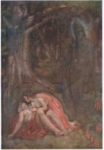 Savitri posa la tête de son mari - Evelyn Paul
