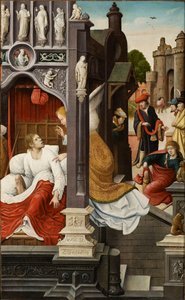 Scène de la vie de Saint Roch, 1517 - Everaert Orley