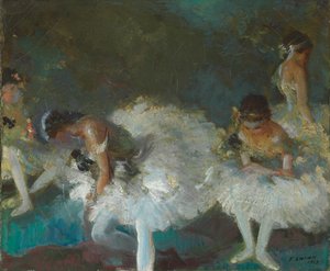 Danseurs en coulisses