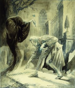 Le fantôme des Noëls à venir : Ebeneezer Scrooge - Everett Shinn