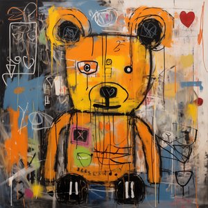 Peinture abstraite d