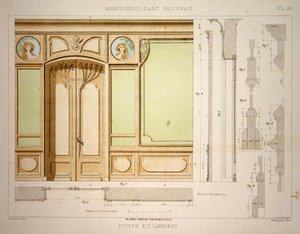 Porte et plinthe, illustration de 