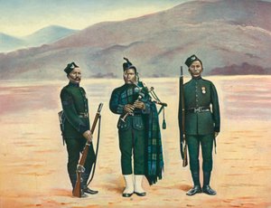 Les Cinquièmes Gurkhas, 1901 - F Bremner