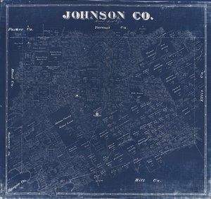 Plan montrant la propriété foncière - F. G.; Texas. General Land Office Blau