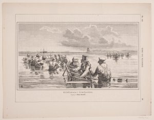 Pêcheurs de poissons-globes dans le Limfjord - F. Hendriksen