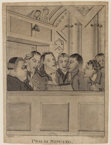 Chant de psaume, 9 août 1822 - F. P. Fulcher