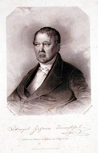 Portrait de Wenzel Johann Tomaschek (1774-1850) gravé par Albert Henry Payne (1812-1902)