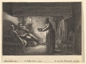 Le satyre et le paysan - F van den Wyngarde